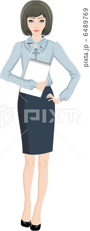 Business woman. White background Business woman. White background 6489769