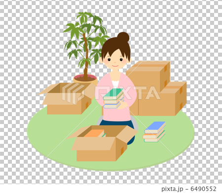 片付ける女性 6490552