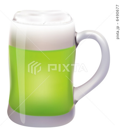 聖パトリックの祝日のための緑のビール 6490677