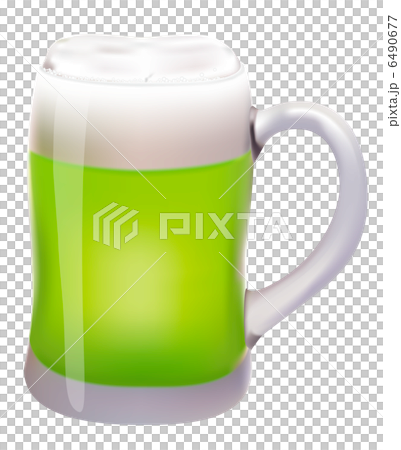 聖パトリックの祝日のための緑のビール 6490677