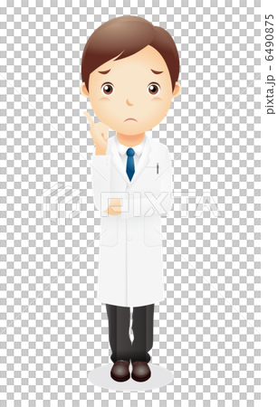 White clothes male illustration 6490875