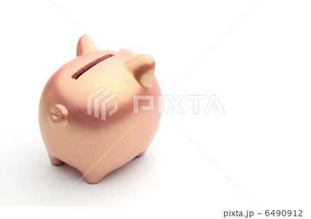 豚の貯金箱　金色 6490912