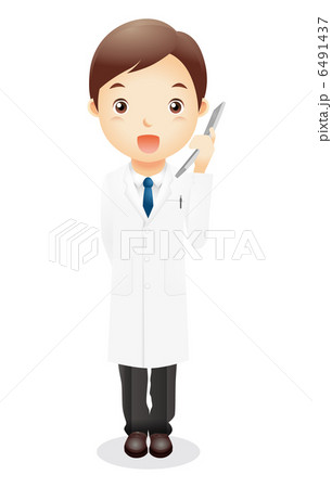 白衣の男性イラスト 白衣の男性イラスト 6491437