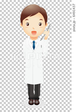 白衣の男性イラスト 白衣の男性イラスト 6491437