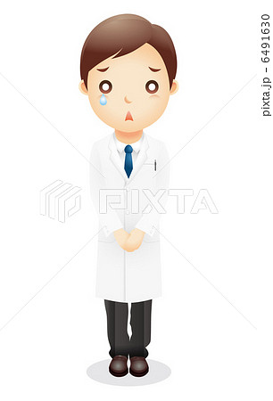 白衣の男性イラスト 6491630