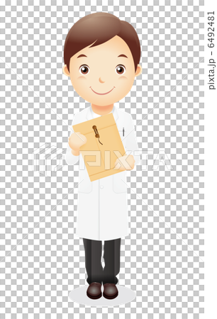White clothes male illustration White clothes male illustration 6492481