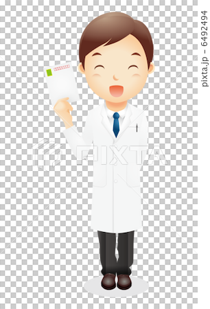 白衣の男性イラスト 白衣の男性イラスト 6492494