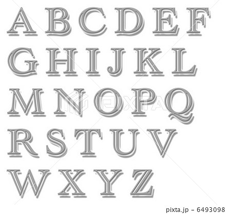 アルファベットのイラスト素材 6493098 Pixta