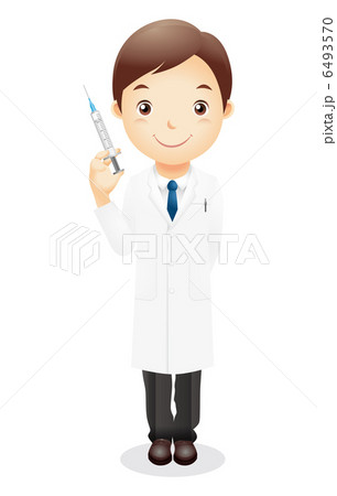白衣の男性イラストのイラスト素材 白衣の男性イラストのイラスト素材