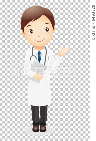 白衣の男性イラスト 6493829