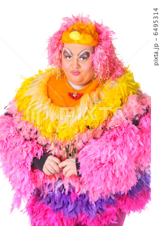 Cheerful man, Drag Queen, in a Female Suit 6495314