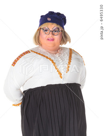 Cheerful man, Drag Queen, in a Female Suit Cheerful man, Drag Queen, in a Female Suit 6495330