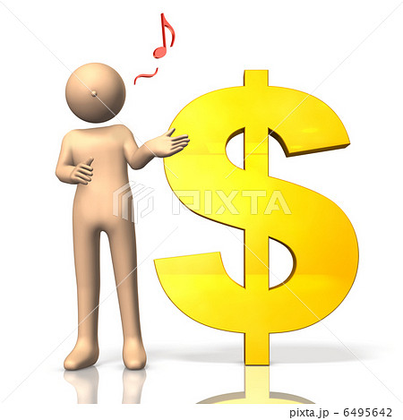 景気判断を描いた3Dレンダリング画像 6495642