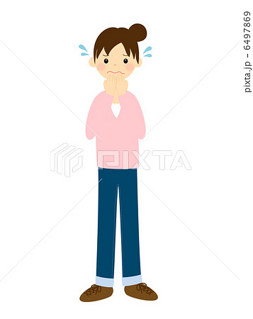 焦る女性 焦る女性 6497869