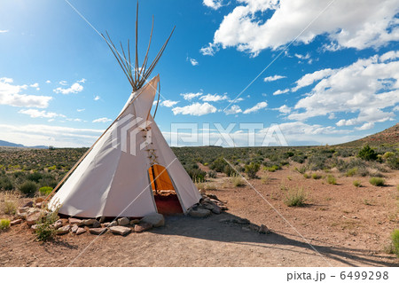 Teepee in american prairie Teepee in american prairie 6499298