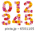 花の数字、数字、ナンバー、花、 6501105