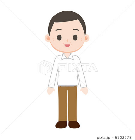 中年太りのおじさん　少しメタボ 6502578