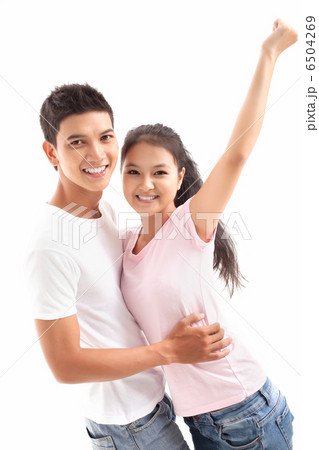 Happy teenagers Happy teenagers 6504269