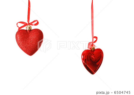 red heart on ribbon 6504745