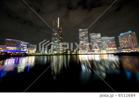 【超広角】みなとみらいの夜景 【超広角】みなとみらいの夜景 6511684
