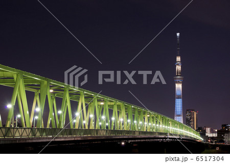 木根川橋と東京スカイツリー 木根川橋と東京スカイツリー 6517304
