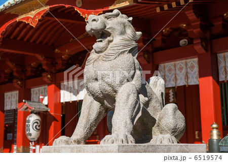 神田明神狛犬様阿形 6519574