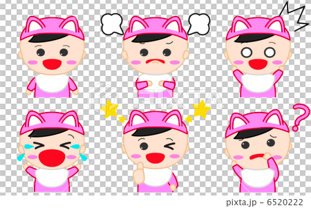 嬰兒插圖面部表情 6520222