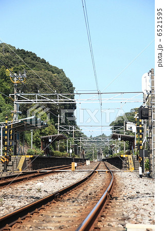 富戸駅 ローカル駅 線路 ホーム 富戸駅 ローカル駅 線路 ホーム 6521595