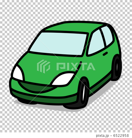 簡單的插圖“汽車06生態汽車” 6522958
