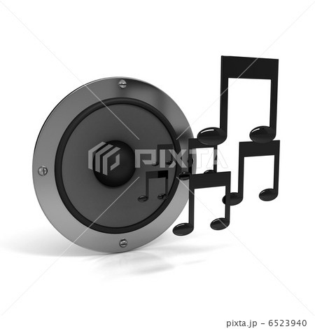 3d notes with speaker 3d notes with speaker 6523940