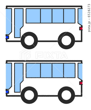 単純なバスイラスト 6528273