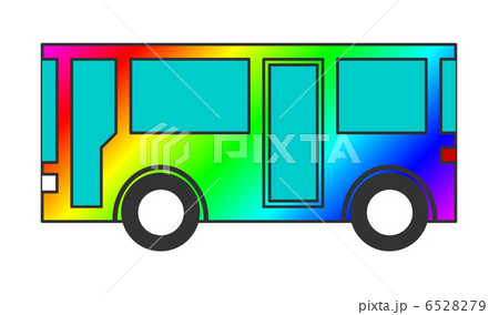 単純なバスイラスト 6528279