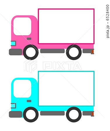 単純トラックのイラスト素材 6528400 Pixta