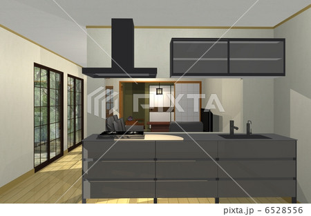 小上がりのあるリビング 6528556