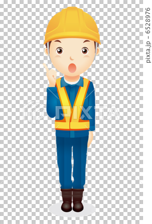 男性作業員イラスト 男性作業員イラスト 6528976