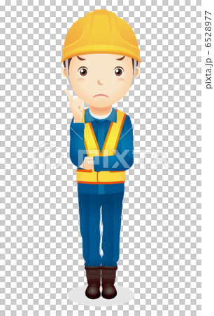 男性作業員イラスト 男性作業員イラスト 6528977