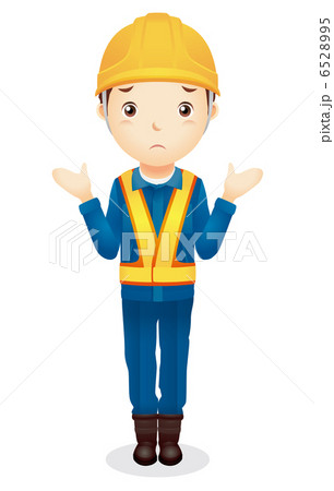男性作業員イラスト 6528995