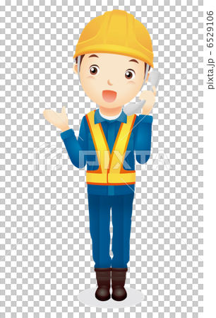 Male worker illustration 6529106