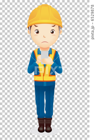 Male worker illustration Male worker illustration 6529878