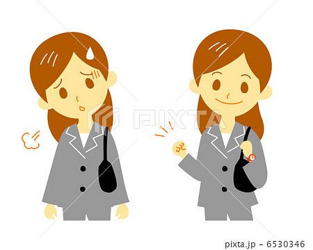 女性会社員（疲労と回復） 6530346