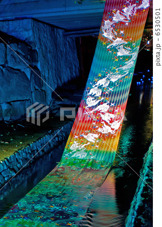 京の七夕　光の友禅流し 6530501