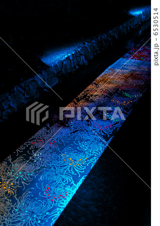 京の七夕　光の友禅流し 6530514