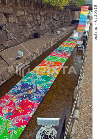 京の七夕　光の友禅流し 6530519