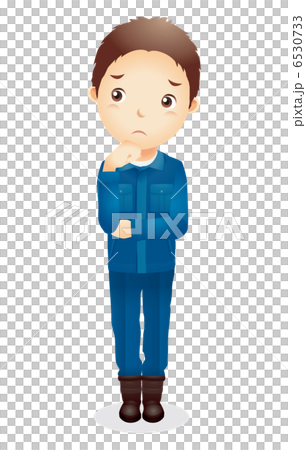 Male worker illustration Male worker illustration 6530733