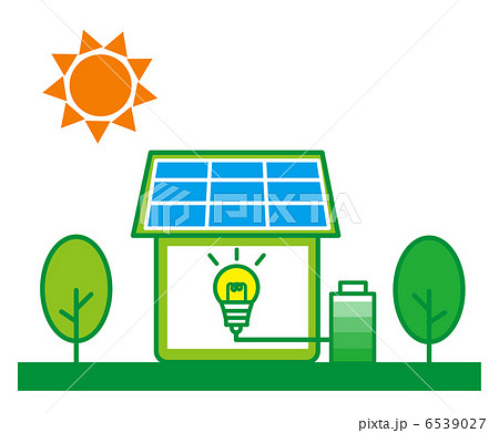 太陽光発電の住宅 6539027