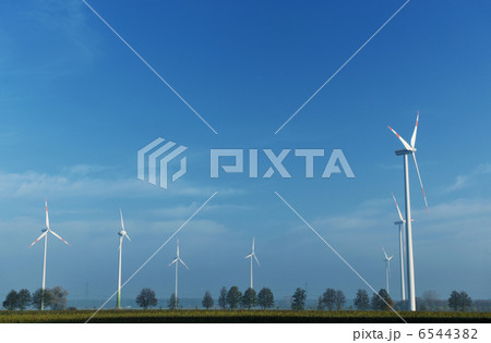 wind turbine generating eco electricity wind turbine generating eco electricity 6544382