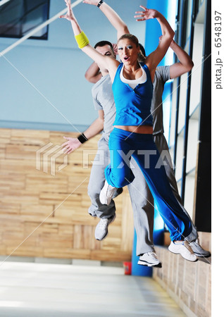 young adults group in fitness club young adults group in fitness club 6548197