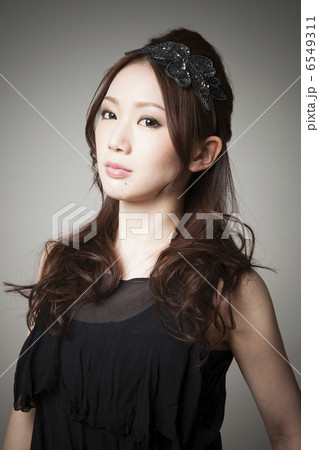 ハーフアップスタイル 6549311