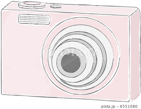 デジカメのイラスト素材