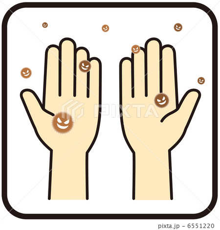 手のひら(黴菌）A-13 6551220